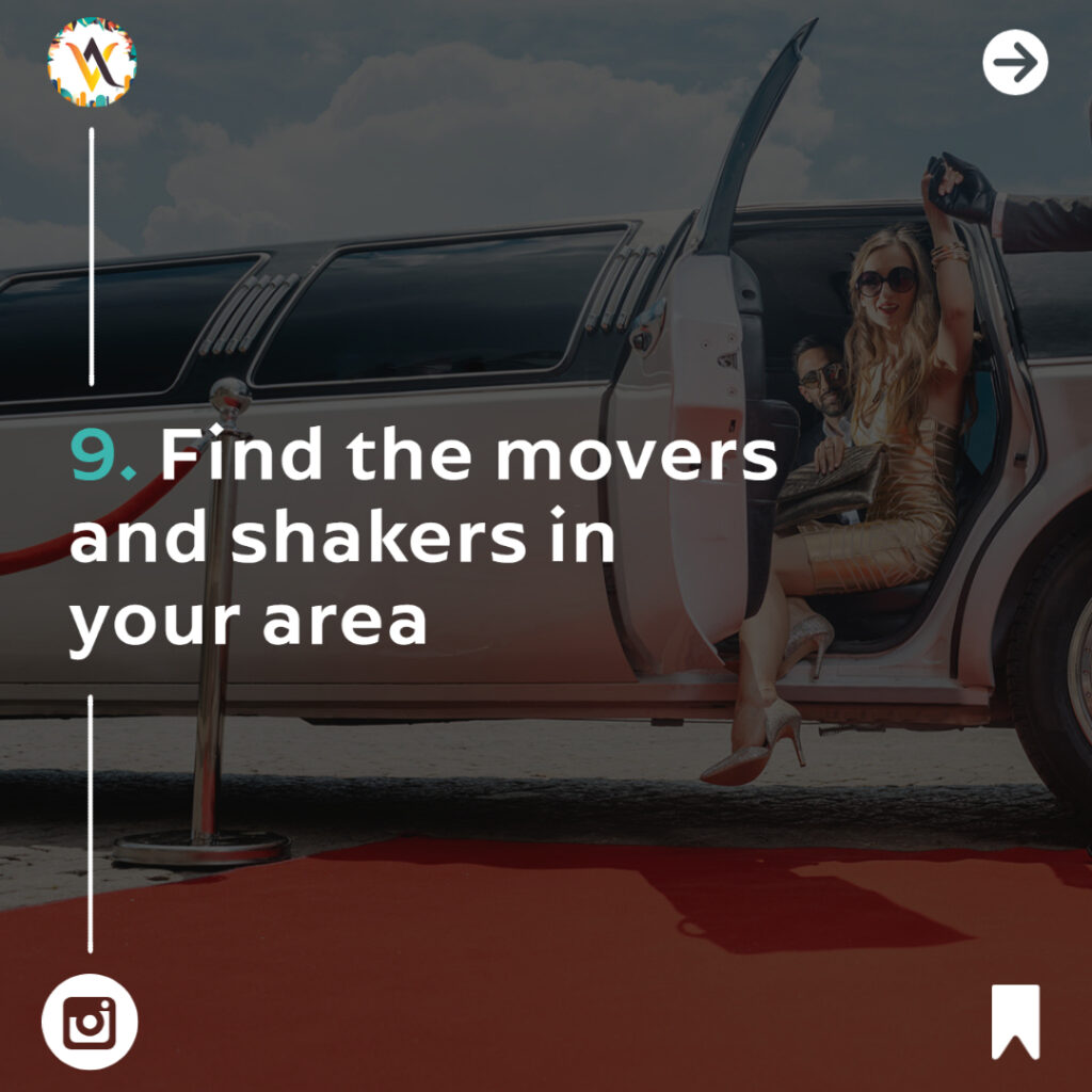 top instagram tips image find the movers and shakers in your area